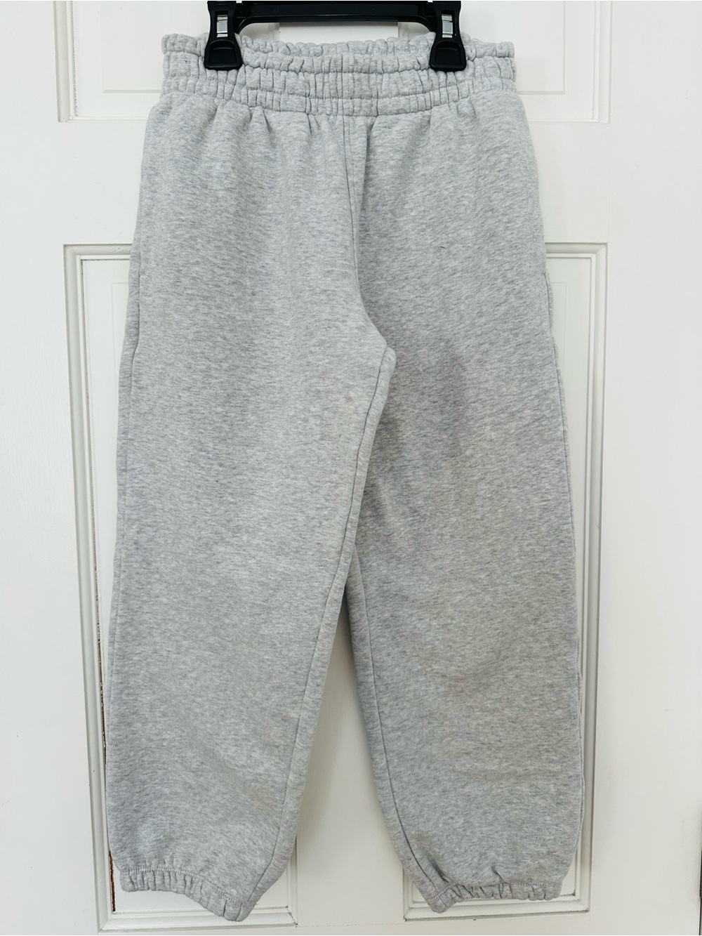 Athleta Girl Heather Light Gray Jogger Sweatpants Sz 7